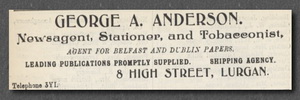 George Anderson ad