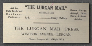Lurgan Mail Ad